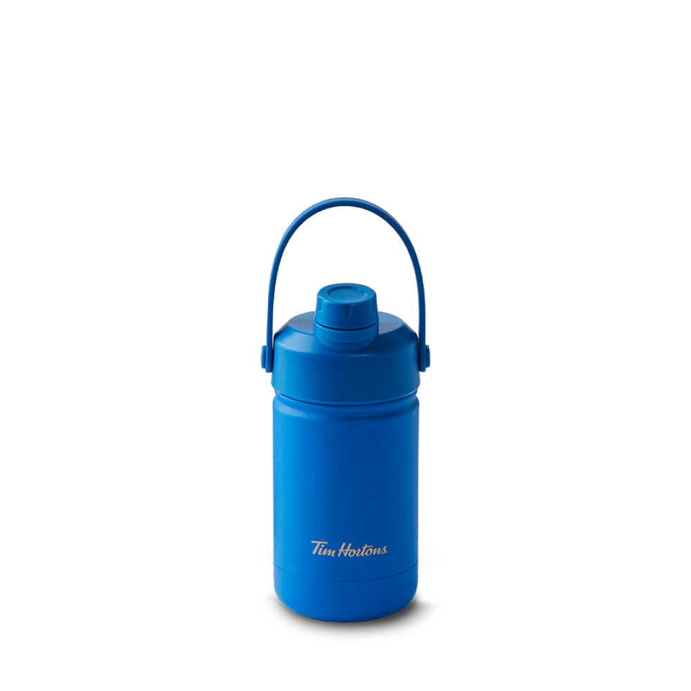 12ozStainlessSteelWaterBottle-Blue1_42872af2-9a11-48cb-8bd5-06017b0ddd7a 12oz Stainless Steel Water Bottle - Blue - Image 1
