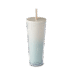 24oz Plastic Straw Tumbler - Sage