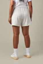 Tims Unisex French Terry Shorts - Cloud Marl 6" - Image 7